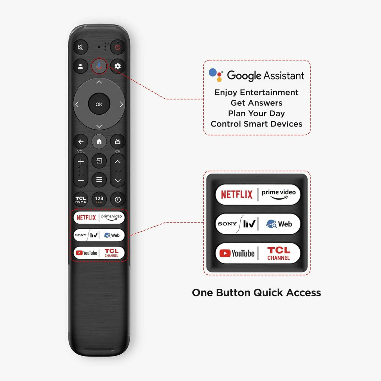 TCL 65" 4K Ultra HD QLED Smart TV - Immersive Viewing Experience - 65C655