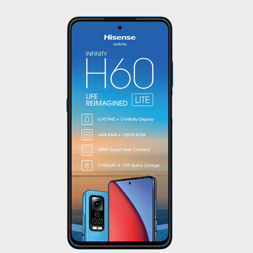 Hisense Infinity 6.95" Smart Phone FHD+ O-Infinity Display H60 Lite - KWT Tech Mart Uganda