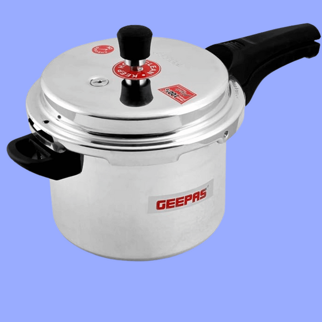 Geepas 5L Aluminum Pressure Cooker GPC326