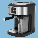 Geepas Espresso and Cappuccino Coffee Machine - 20 Bar Pressure Pump & Steam System - GCM1215SA