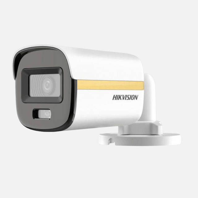 Hikvision 2 MP ColorVu Dual-light Fixed Mini Bullet Camera DS-2CE10DF3T-LFS – 20 m Night Vision (Motion-Detection Alerts)