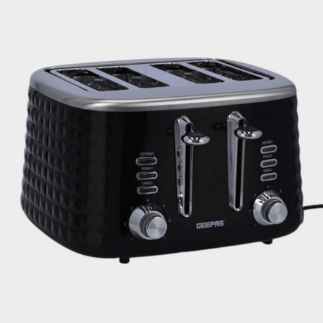 Geepas 4-Slice Toaster, 7 Browning Control, GBT36537 - KWT Tech Mart Uganda