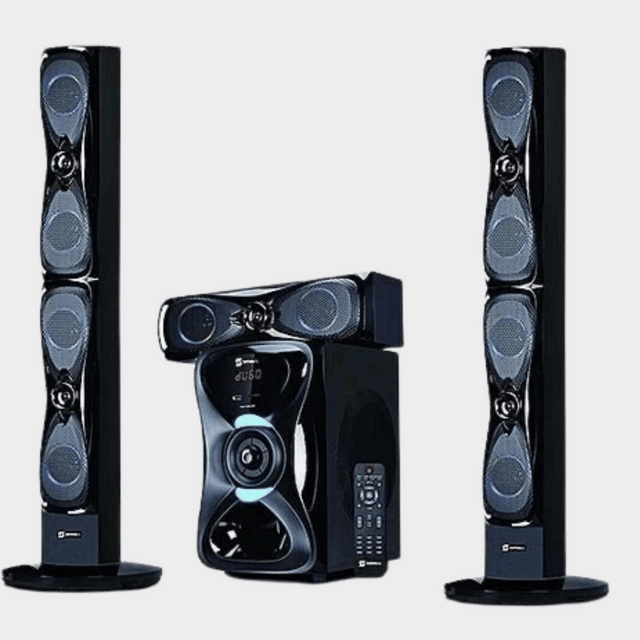 Sayona Tall Boy Subwoofer Home Theater - SHT-1273BT, Black - KWT Tech Mart Uganda