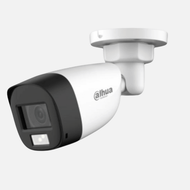 Dahua 2 MP Smart Dual Light HDCVI Fixed-focal Bullet Camera DH-HAC-HFW1200CLP-IL-A – 20 m distance