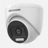Hikvision 2 MP Smart Hybrid Light Audio Fixed Turret Camera DS-2CE76D0T-LPFS – 20 m Night Vision