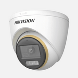 Hikvision 2 MP ColorVu Dual-light Fixed Turret Camera DS-2CE72DF3T-LFS – 40 m Night Vision  (Motion-Detection Alerts)