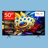 TCL 50" 4K Ultra HD QLED Smart TV - Crystal Clear Display - 50C655