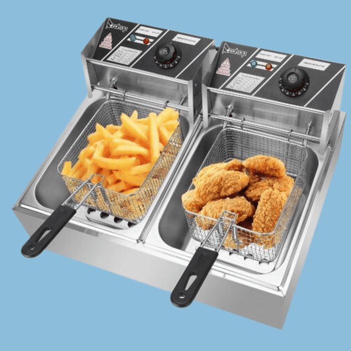 Pixel 12L Double Deep Fryer – Efficient Cooking