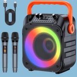 Smart Plus 15" Rechargeable Speaker with 2 Wireless Microphones - MPO115