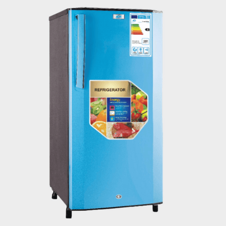 ADH 190L Single Door Refrigerator BC-190 – Black/Blue - KWT Tech Mart Uganda
