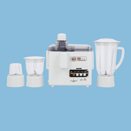 Geepas 650W 4-in-1 Food Processor, Blending, Mincing, Milling GSB6147 - KWT Tech Mart Uganda