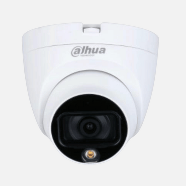 Dahua 5 MP Full-color Starlight HDCVI Eyeball Camera DH-HAC-HDW1509TLQP-A-LED –  20 m distance