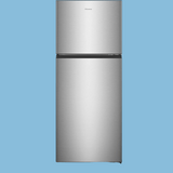 Hisense 488L Double Door Fridge - Frost-Free Top Mount Freezer (RT488N4ASU)
