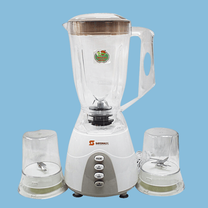 Sayona 3-in-1 Blender White  - SB-4016 - KWT Tech Mart Uganda