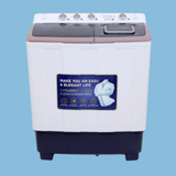 Pixel 10Kg Twin Tub Washing Machine – White, Gold