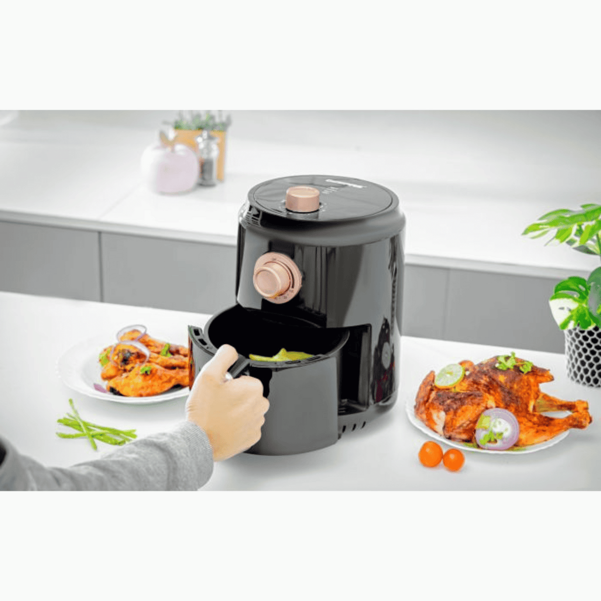 Geepas 1.8L Air Fryer, 1000W, LED, 30-Minute Timer GAF37516 - KWT Tech Mart Uganda