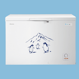 Hisense 400L Chest Freezer (Net 289L) - Single Door Deep Freezer, Grey (FC-40DT4SB1)