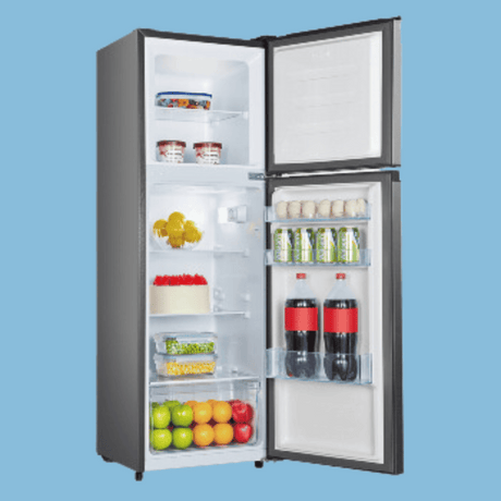 Sayona 275L Double Door Refrigerator – Grey - KWT Tech Mart Uganda