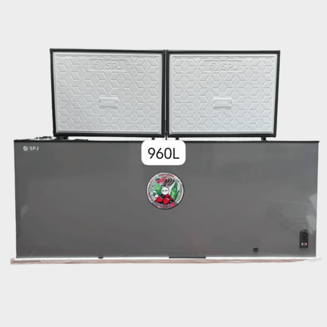 SPJ 960L Chest Freezer – Double Door Deep Freezer
