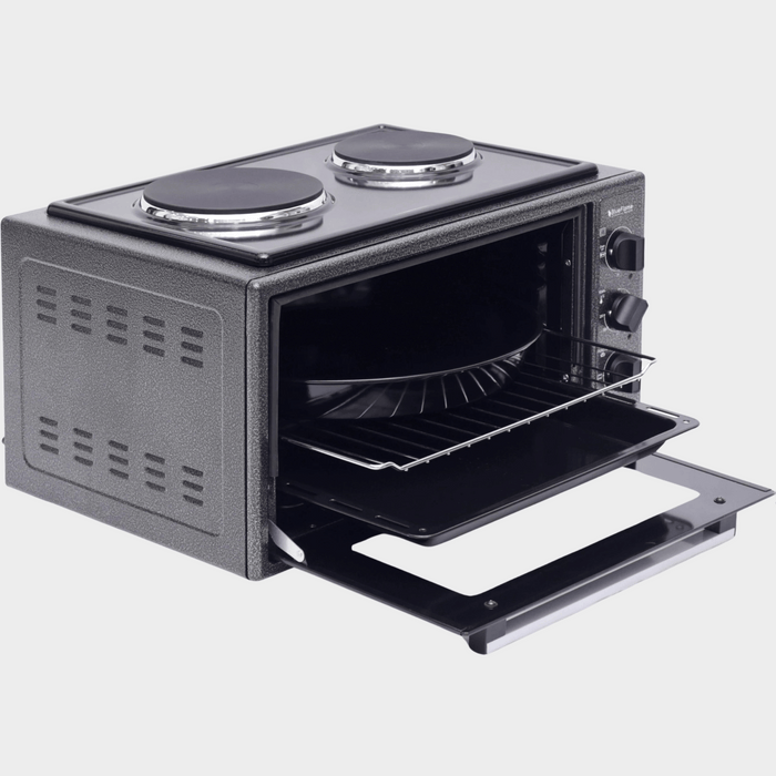 Blueflame 45L Electric Mini Oven, 2 Hot Plates Black 45302-L - KWT Tech Mart Uganda