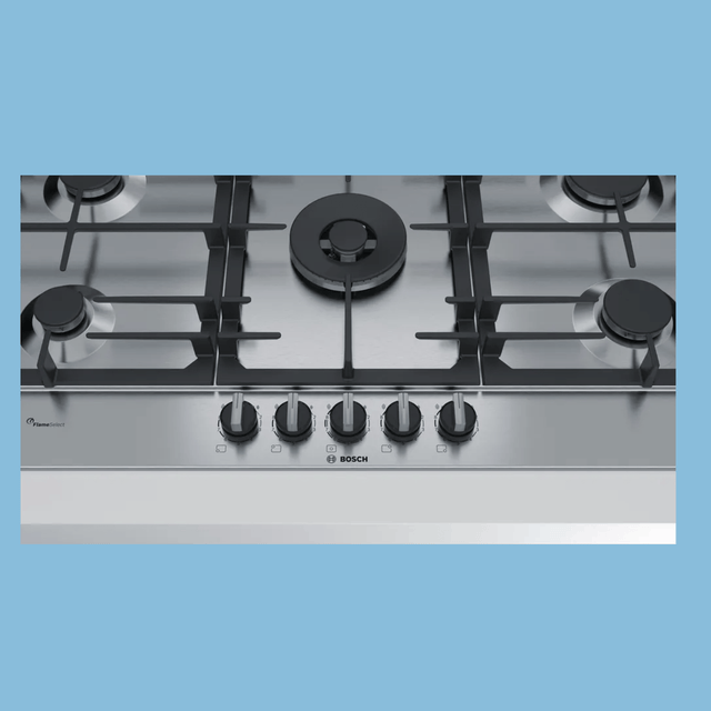 BOSCH 5 Gas Hob, 90cm, Stainless steel PCR9A5B90 - KWT Tech Mart Uganda