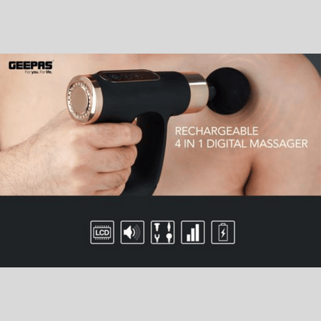 Geepas 4-in-1 Massage Gun GM86092UK