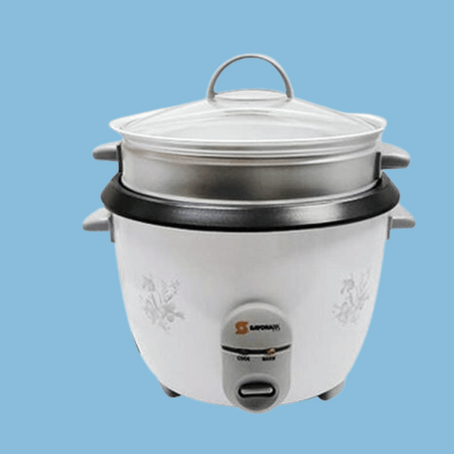 Sayona 2.2L Electric Rice Cooker - SRC-4304, White - KWT Tech Mart Uganda