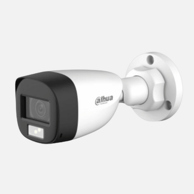 Dahua 2 MP Smart Dual Light HDCVI Fixed-focal Bullet Camera DH-HAC-HFW1200CLP-IL-A – 20 m distance