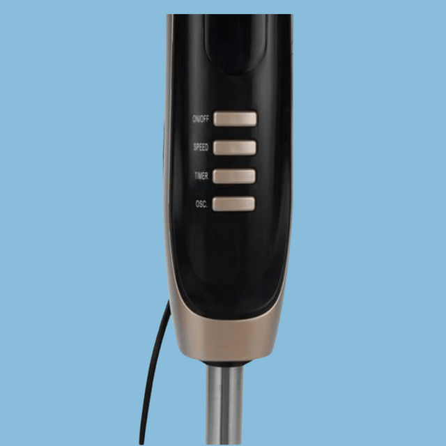 Krypton 18" Stand Fan with Remote Control - Adjustable Speed & Convenience - KNF6559