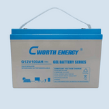 Cworth 12V 100Ah Deep Cycle GEL Battery, G-12V 100AH