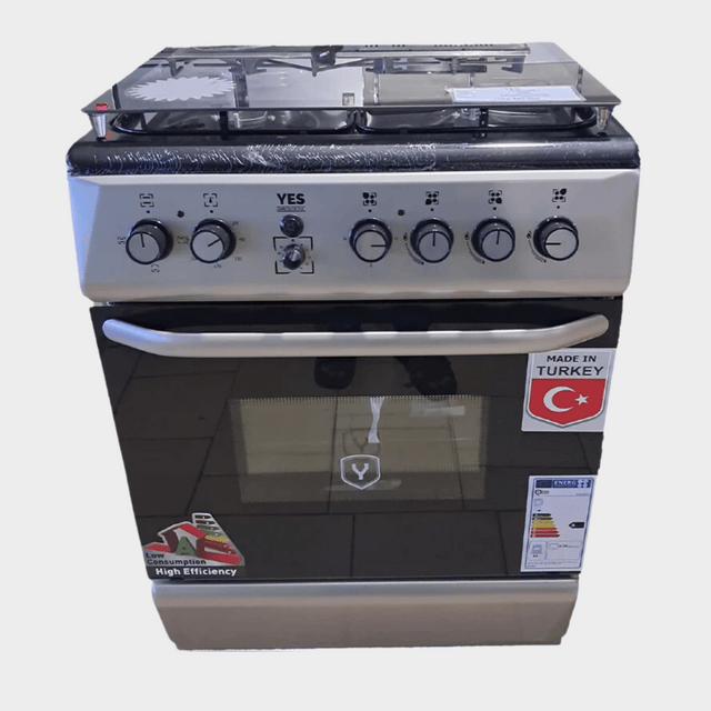 YES 60x60 3 Gas +1Electric Euro Pool Burners + Fan YS6631GTF
