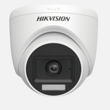 Hikvision 2 MP Smart Hybrid Light Audio Fixed Turret Camera DS-2CE76D0T-LPFS – 20 m Night Vision