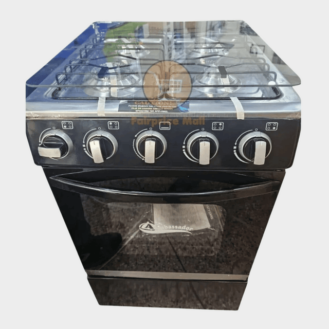 Ambassodor Cooker 50x50cm 4 Gas (Full Gas) – Stainless Steel