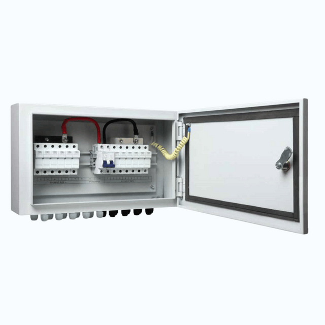 Felicity PV Combiner Box, 8-Input to 1-Output, Overcurrent Fuse Protection