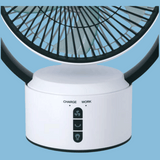 Krypton 8" Rechargeable Fan with LED Light - Portable Cooling - KNF6293N