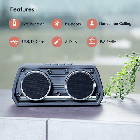 Geepas Portable Bluetooth Speaker GMS11181N