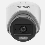 Hikvision 2 MP Smart Hybrid Light with ColorVu Indoor Fixed Turret Camera DS-2CE70DF0T-LPFS – 20 m Night Vision