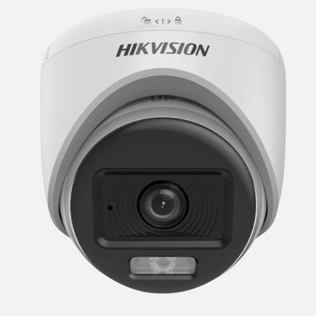 Hikvision 2 MP Smart Hybrid Light with ColorVu Indoor Fixed Turret Camera DS-2CE70DF0T-LPFS – 20 m Night Vision
