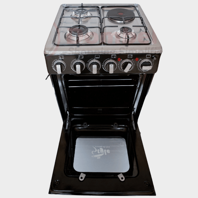 STYLE Cooker 50x50cm 3 Gas + 1 Electric – Stainless Steel
