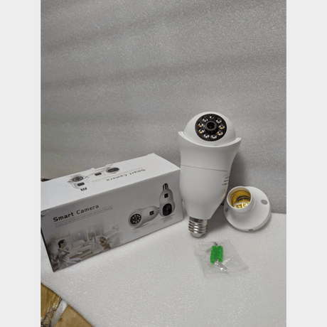 V380pro 2 MP Dual‑Lens Wireless WiFi Indoor CCTV Bulb Camera