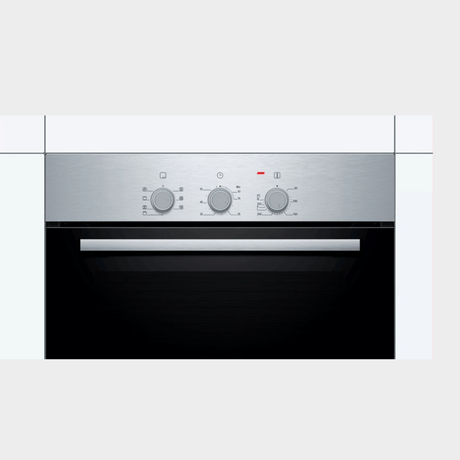 Bosch 66L Built-in Electric Oven with Brushed Steel, 60cm, HBF011BR1M – Stainless Steel