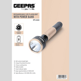 Geepas LED Flashlight + Power Bank GFL4666