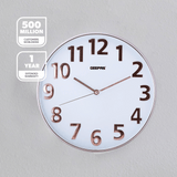 Geepas 3D Wall Clock Gold GWC26013