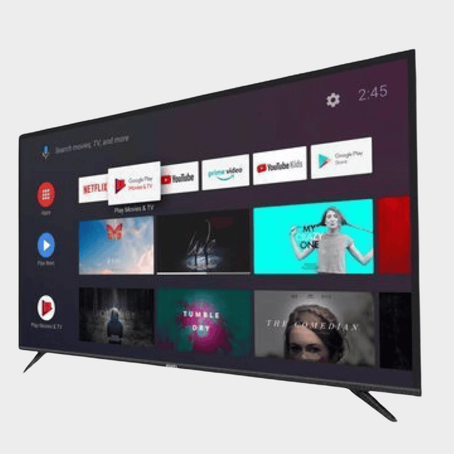 Pixel 50" Smart TV – Stream YouTube & Netflix – Black