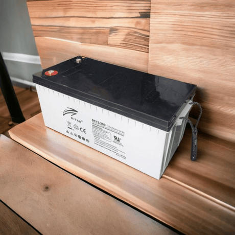 Ritar 200Ah 12V Gel Solar Battery, Deep Cycle & Long-Lasting