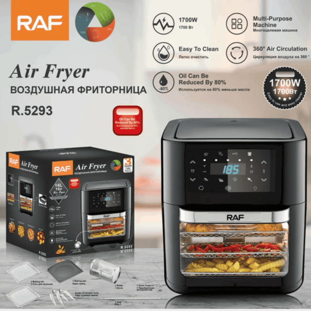 RAF 12L Digital Air Fryer, 1700W, Model R5293