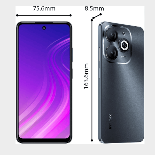 Infinix Smart 8 – 4GB RAM, 64GB, 5000mAh, 6.6" Display, X6525