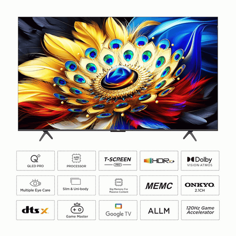 TCL 65" 4K Ultra HD QLED Smart TV - Immersive Viewing Experience - 65C655