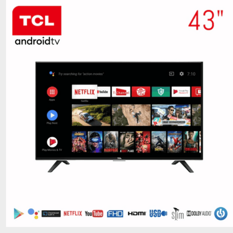 TCL 43" Frameless Smart Android LED TV
