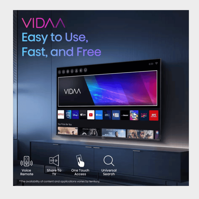 Smart Plus 55" VIDAA 4K Smart TV with Bluetooth - 55SMTKF11